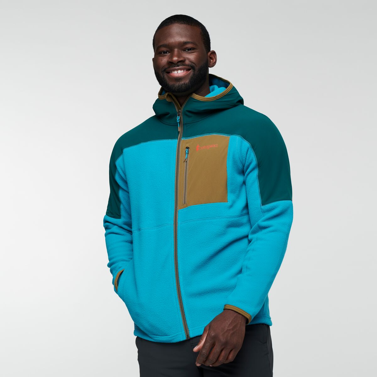 Abrazo Hooded Full Zip Fleece Jacket Men's - Image 11