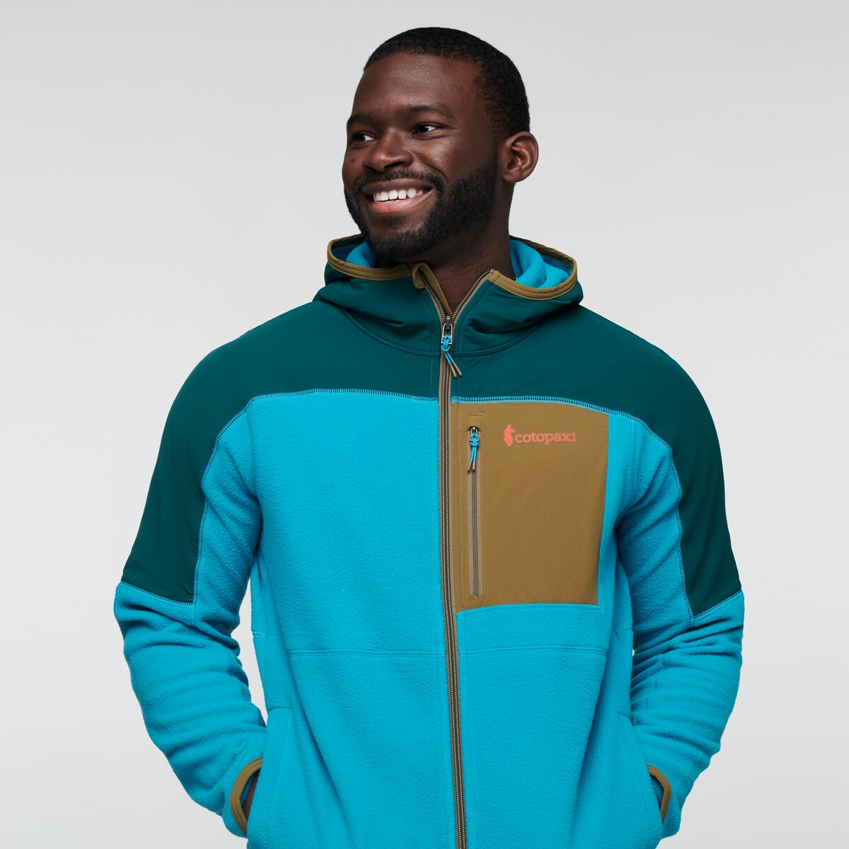 Abrazo Hooded Full Zip Fleece Jacket Men's - Image 9