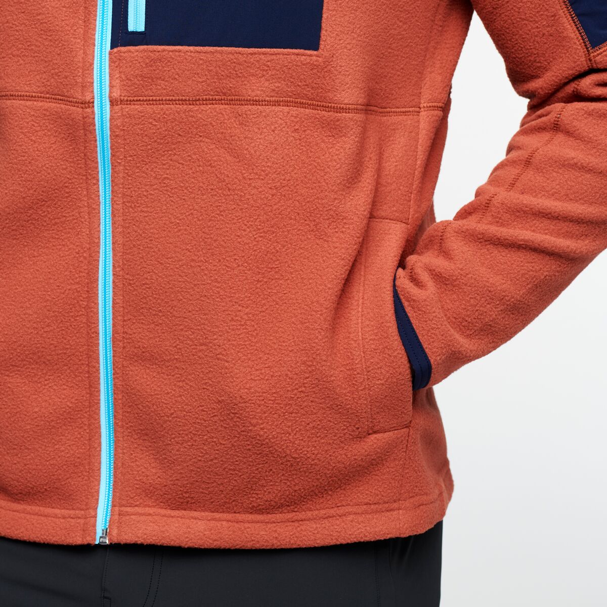 Abrazo Hooded Full Zip Fleece Jacket Men's - Image 7