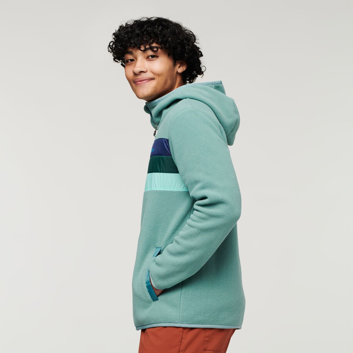 Teca Fleece Hooded Full Zip Jacket Men's - Image 3