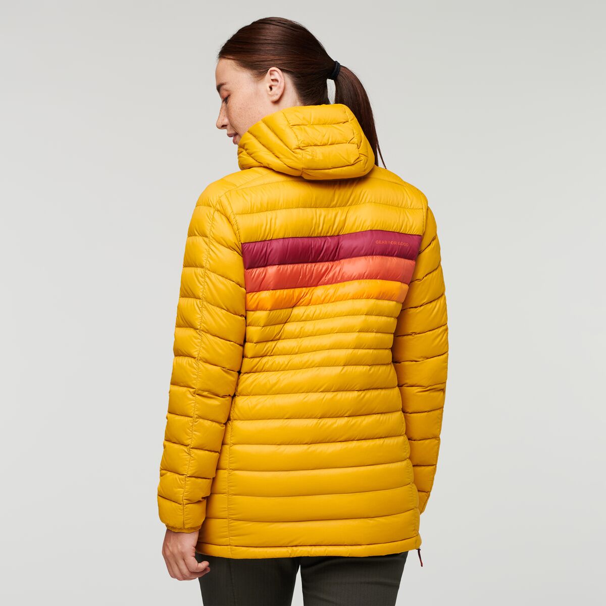 Fuego Down Hooded Pullover Women's - Image 13