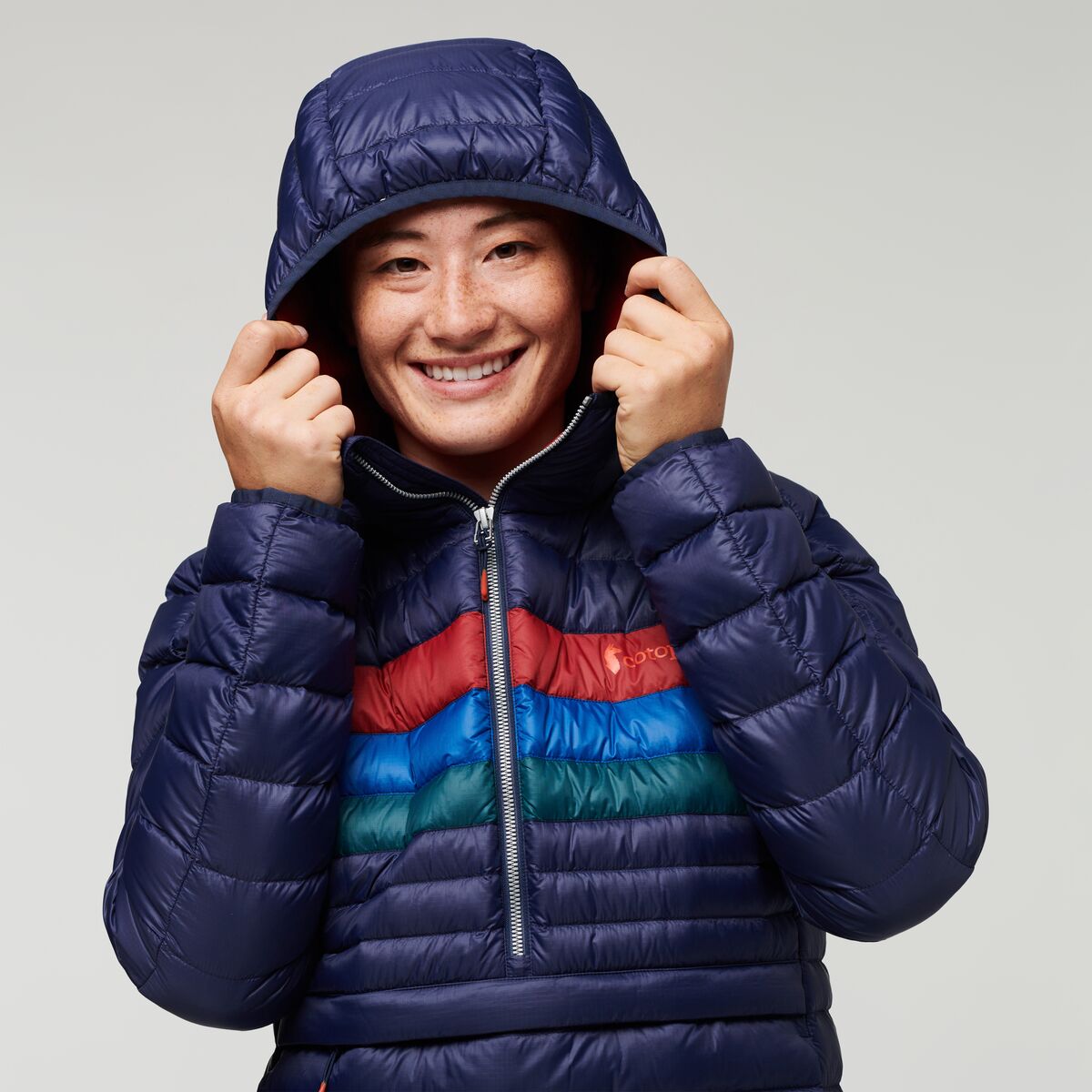 Fuego Down Hooded Pullover Women's - Image 21