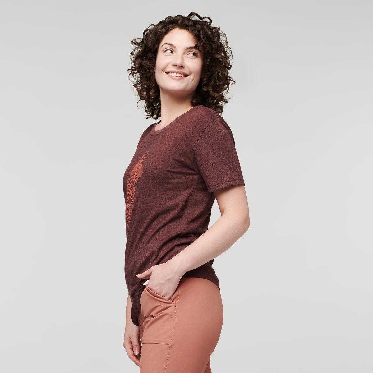 Topo Llama T Shirt Women's - Image 3