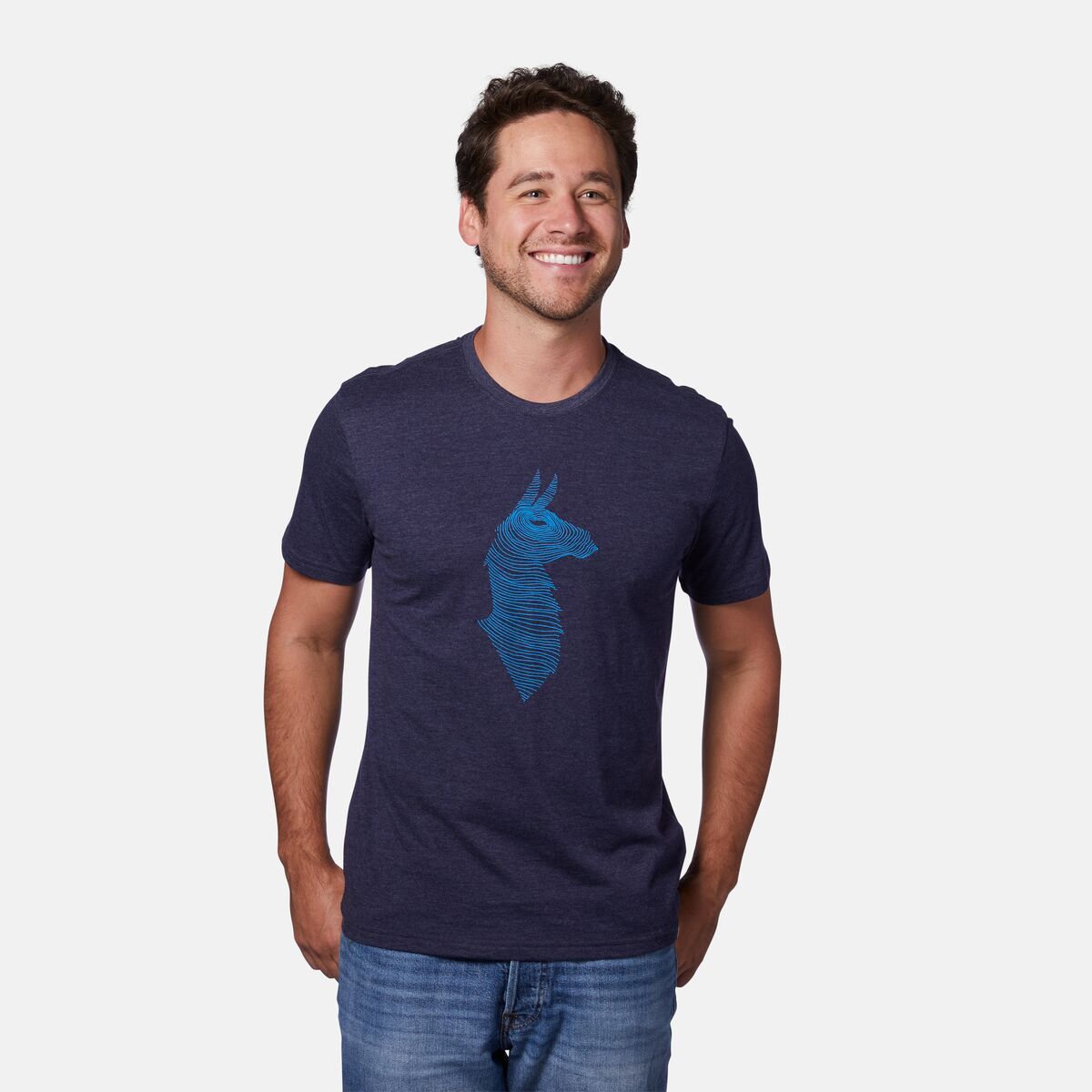 Topo Llama T Shirt Men's - Image 4