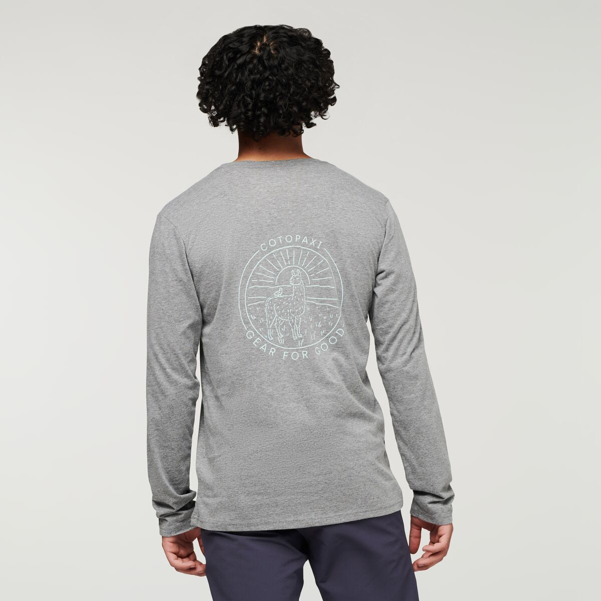 Hello Llama Long Sleeve T Shirt Men's - Image 5