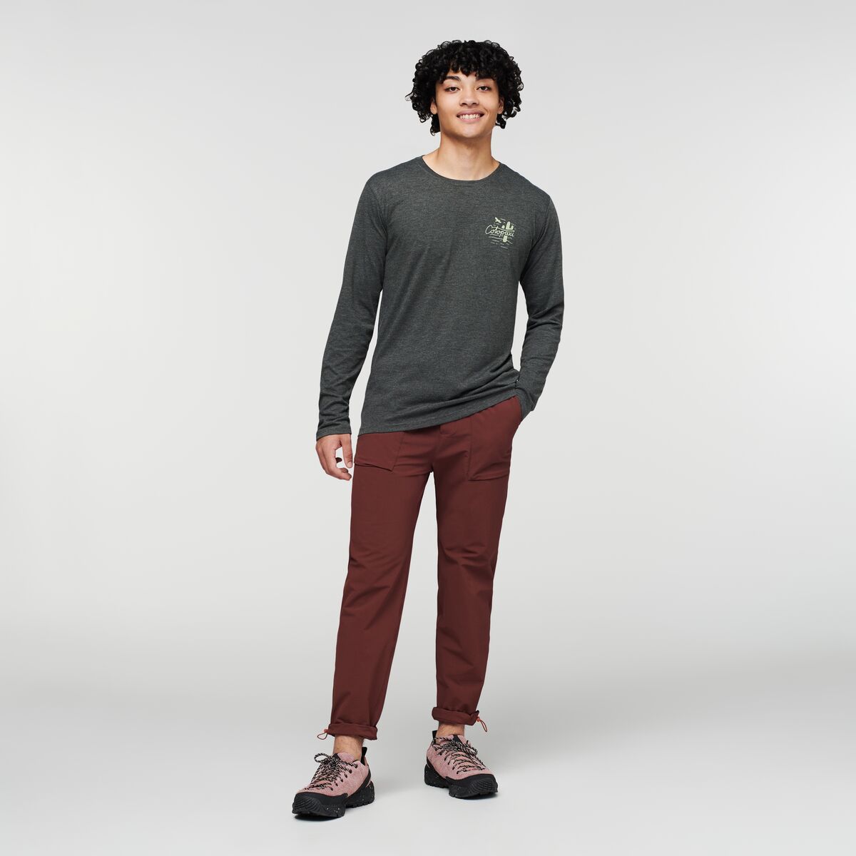 Hello Llama Long Sleeve T Shirt Men's - Image 14