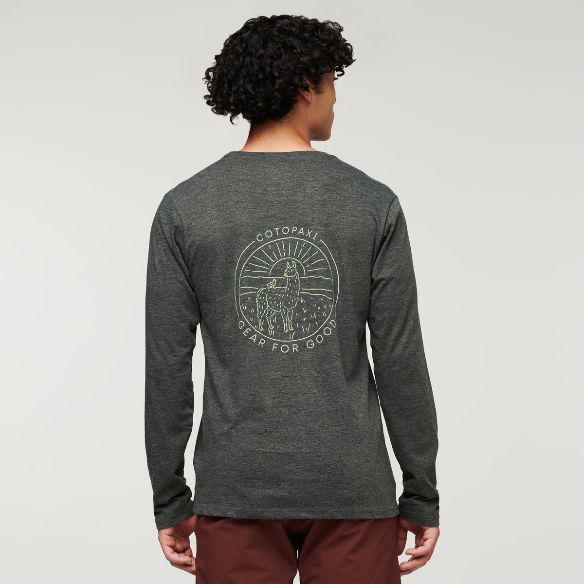 Hello Llama Long Sleeve T Shirt Men's - Image 16