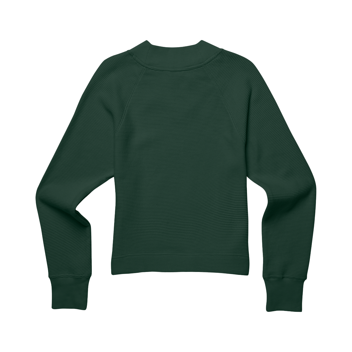 Atajo Long Sleeve Waffle V Neck Women's - Image 8