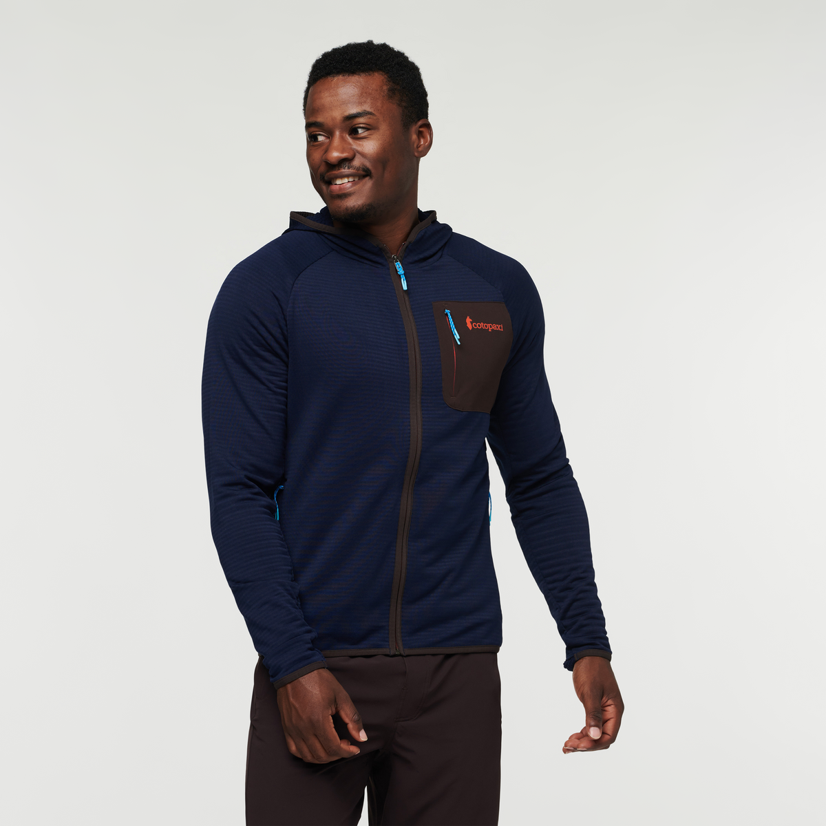 Otero Fleece Full Zip Hooded Jacket Men's