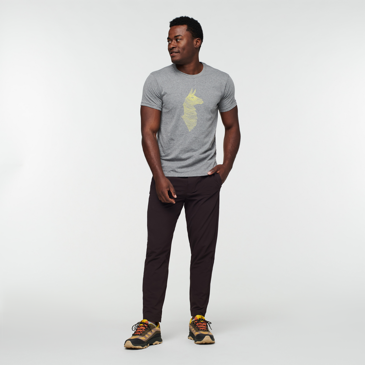 Topo Llama T Shirt Men's - Image 11