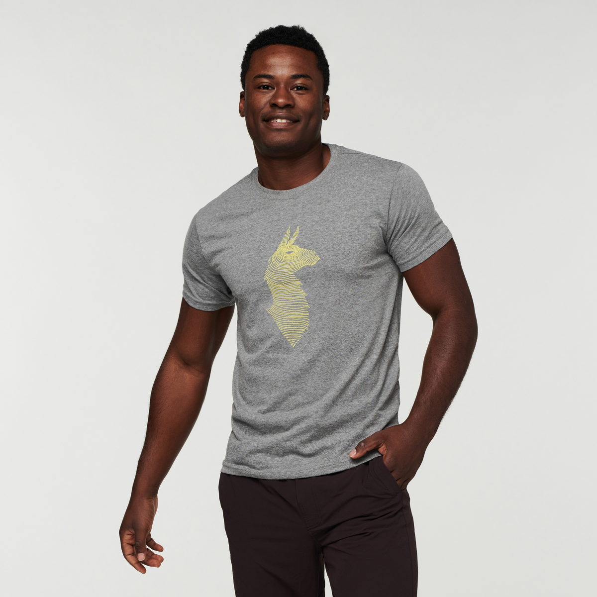 Topo Llama T Shirt Men's - Image 10