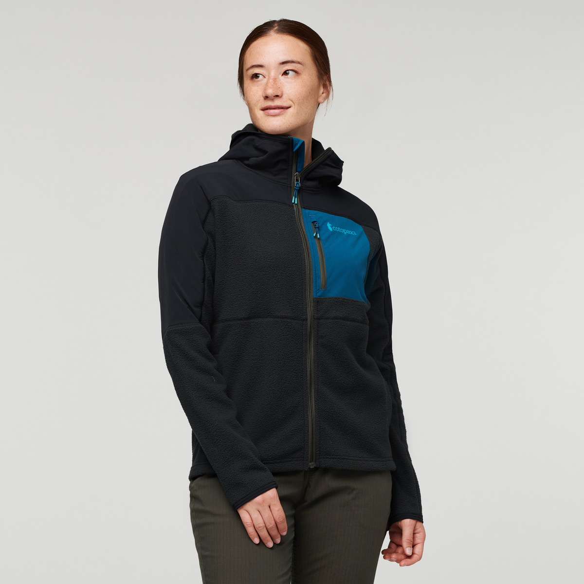 Abrazo Fleece Hooded Full Zip Jacket Women's - Image 9