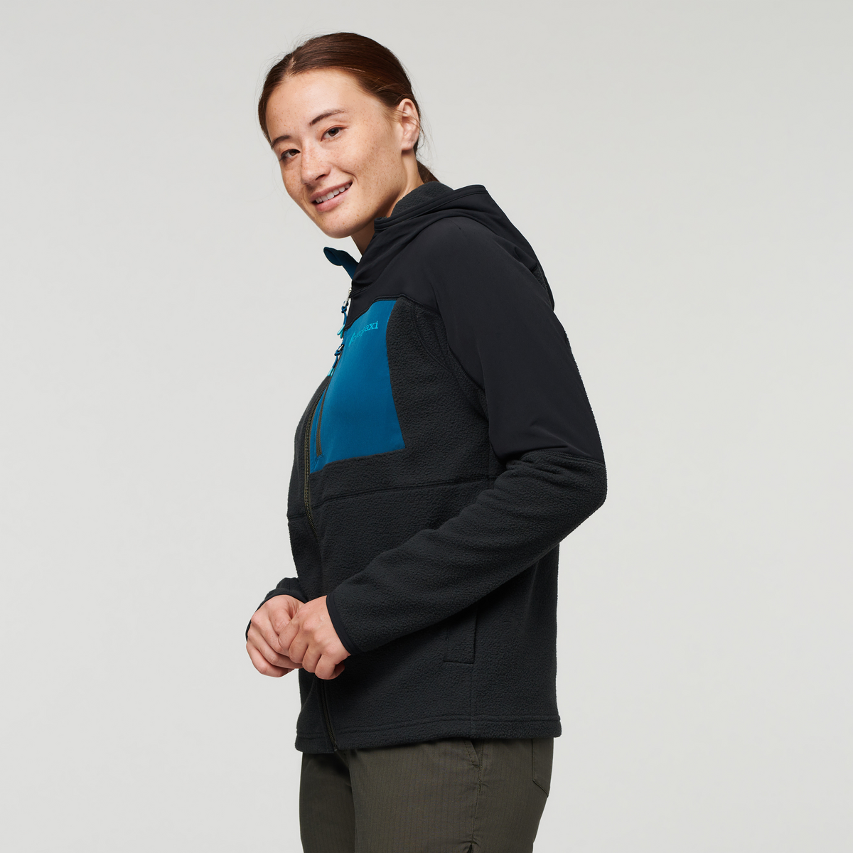 Abrazo Fleece Hooded Full Zip Jacket Women's - Image 4