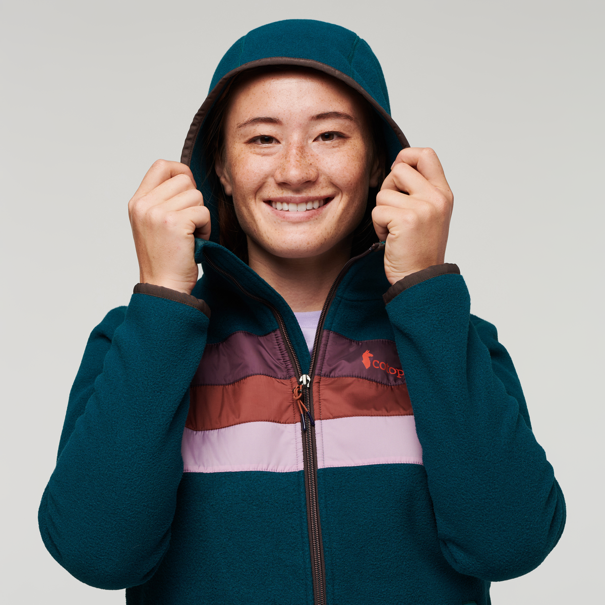 Teca Fleece Hooded Full Zip Jacket Women's - Image 11