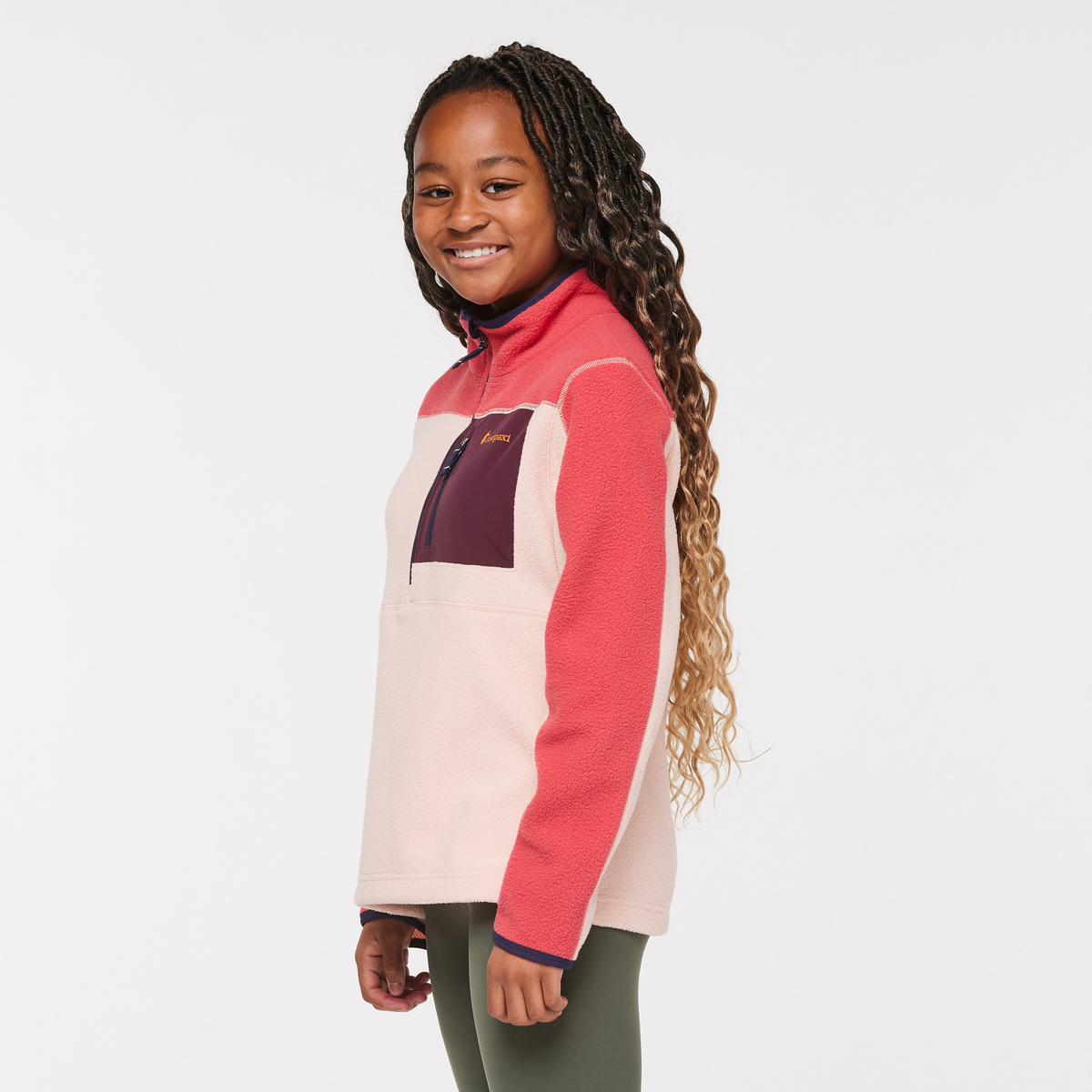 Abrazo Half Zip Fleece Jacket Kids' - Image 3