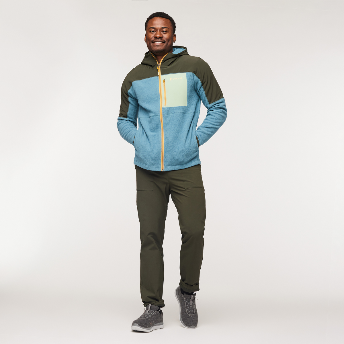 Abrazo Hooded Full Zip Fleece Jacket Men's - Image 19