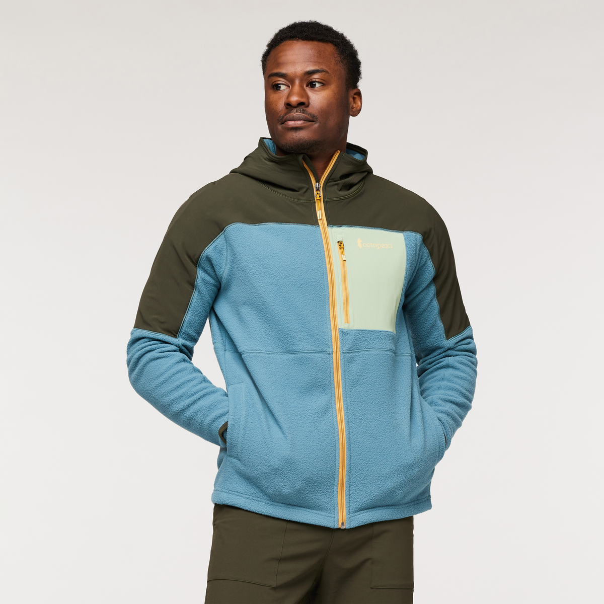 Abrazo Hooded Full Zip Fleece Jacket Men's - Image 12