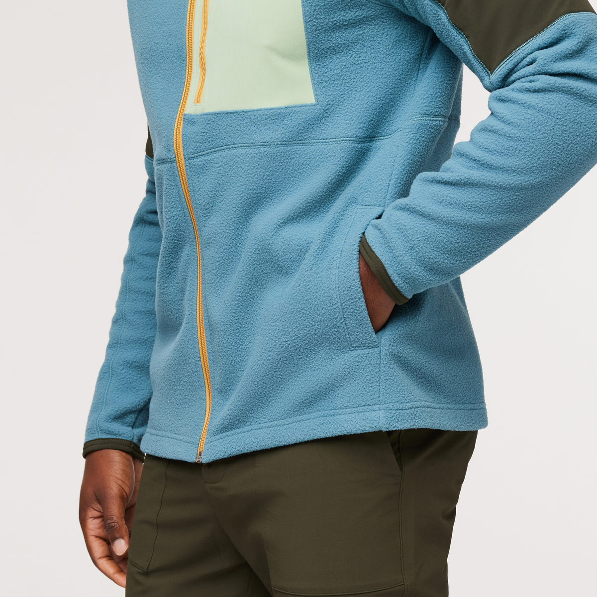 Abrazo Hooded Full Zip Fleece Jacket Men's - Image 6