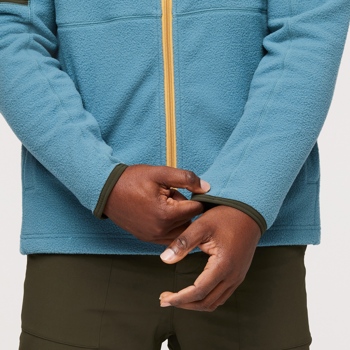 Abrazo Hooded Full Zip Fleece Jacket Men's - Image 7