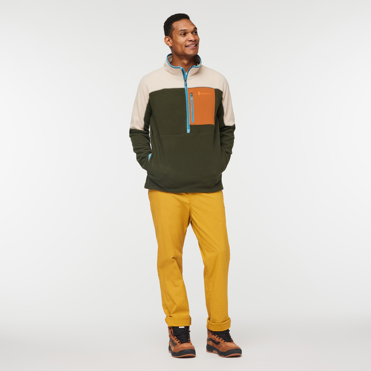 Abrazo Half Zip Fleece Jacket Men's - Image 23