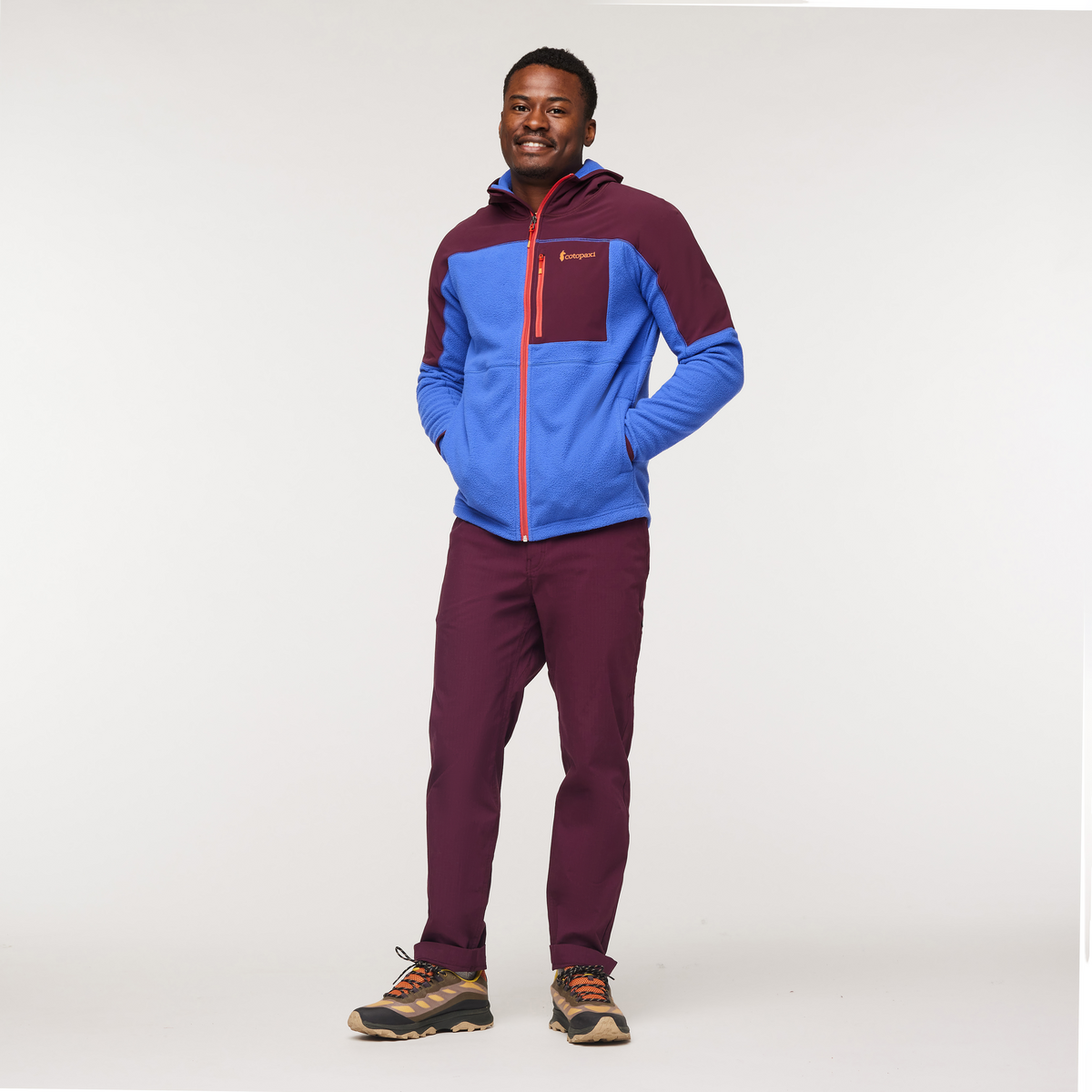 Abrazo Hooded Full Zip Fleece Jacket Men's - Image 28