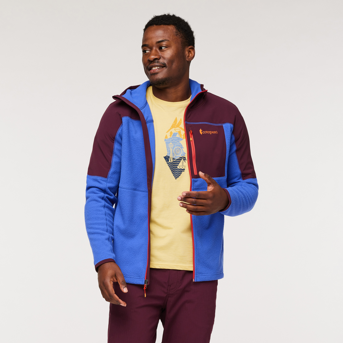Abrazo Hooded Full Zip Fleece Jacket Men's - Image 15