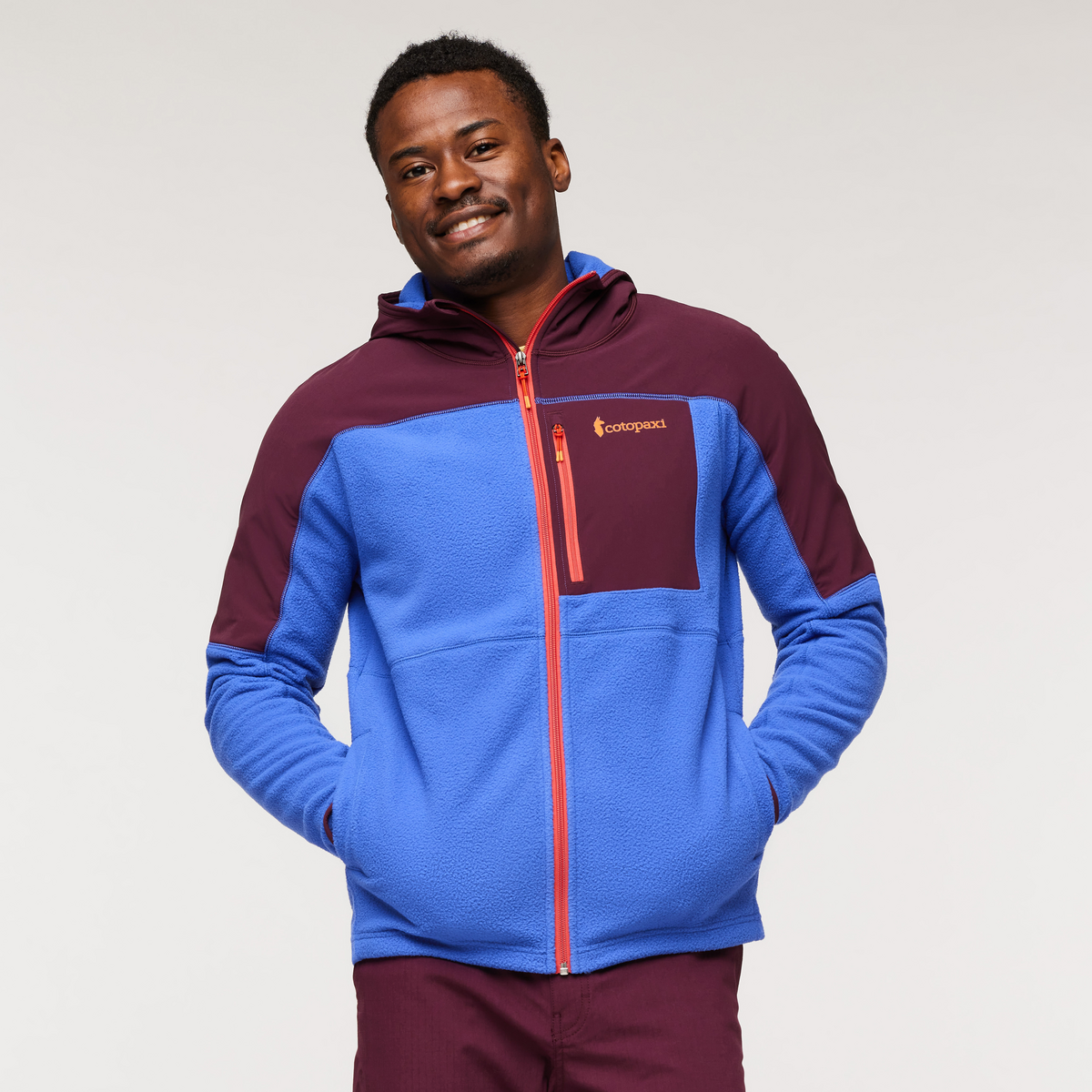 Abrazo Hooded Full Zip Fleece Jacket Men's - Image 8