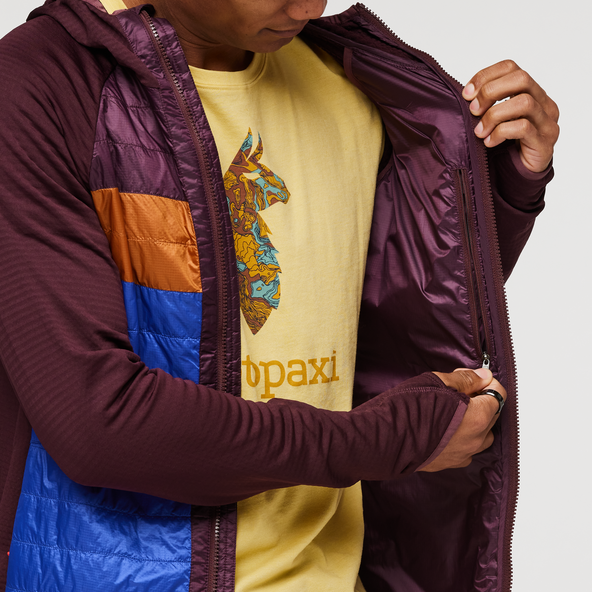 Capa Hybrid Insulated Hooded Jacket Men's - Image 23