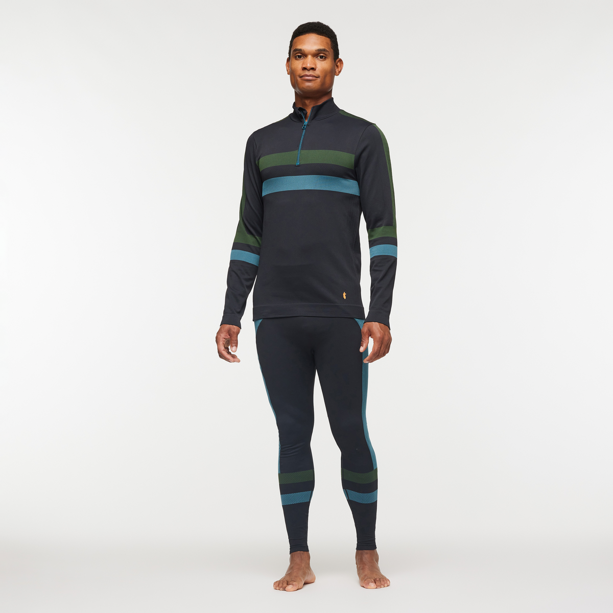 Debajo Seamless Baselayer Quarter Zip Men's - Image 2