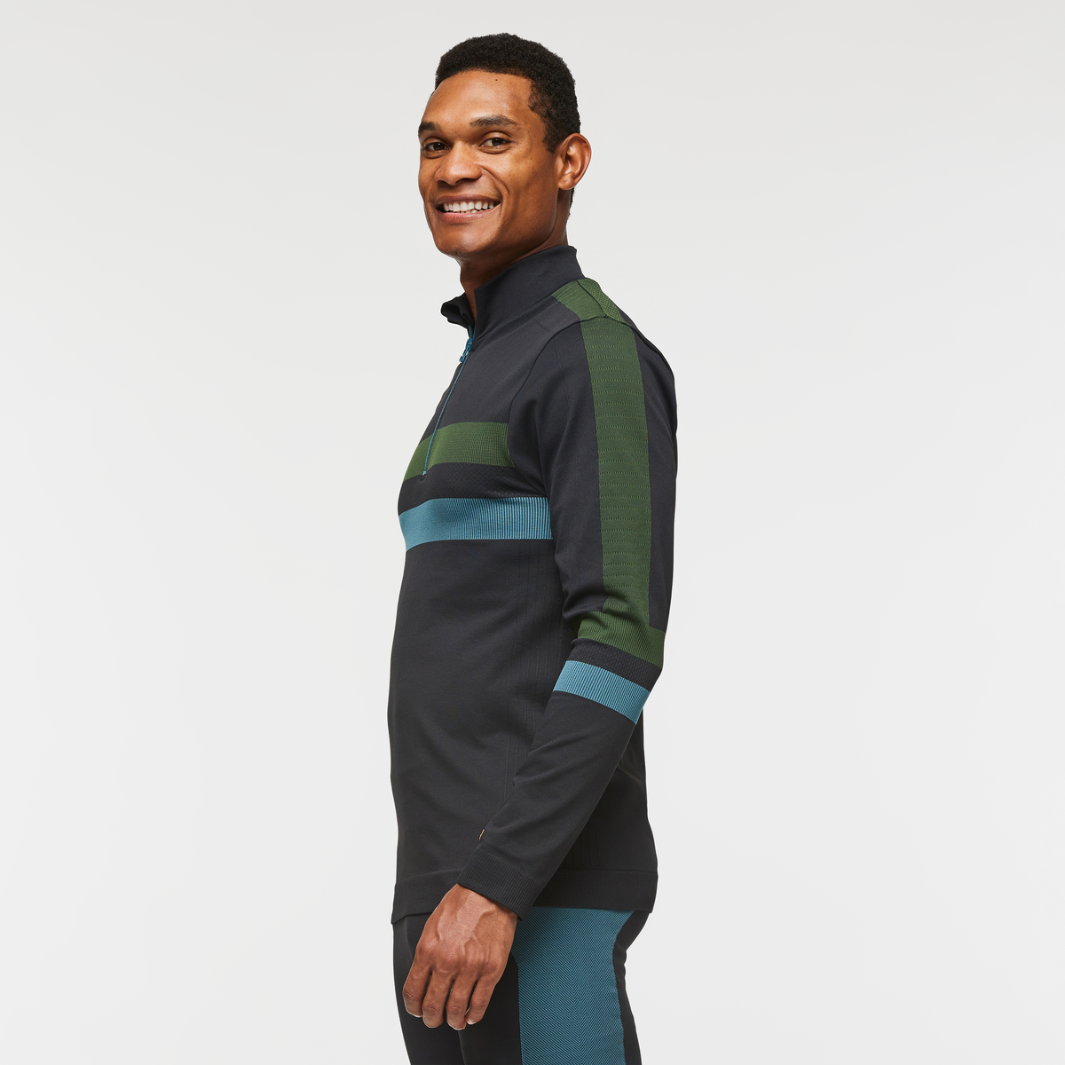 Debajo Seamless Baselayer Quarter Zip Men's - Image 3