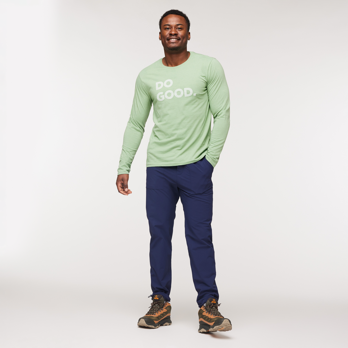 Do Good Long Sleeve T Shirt Men's - Image 17