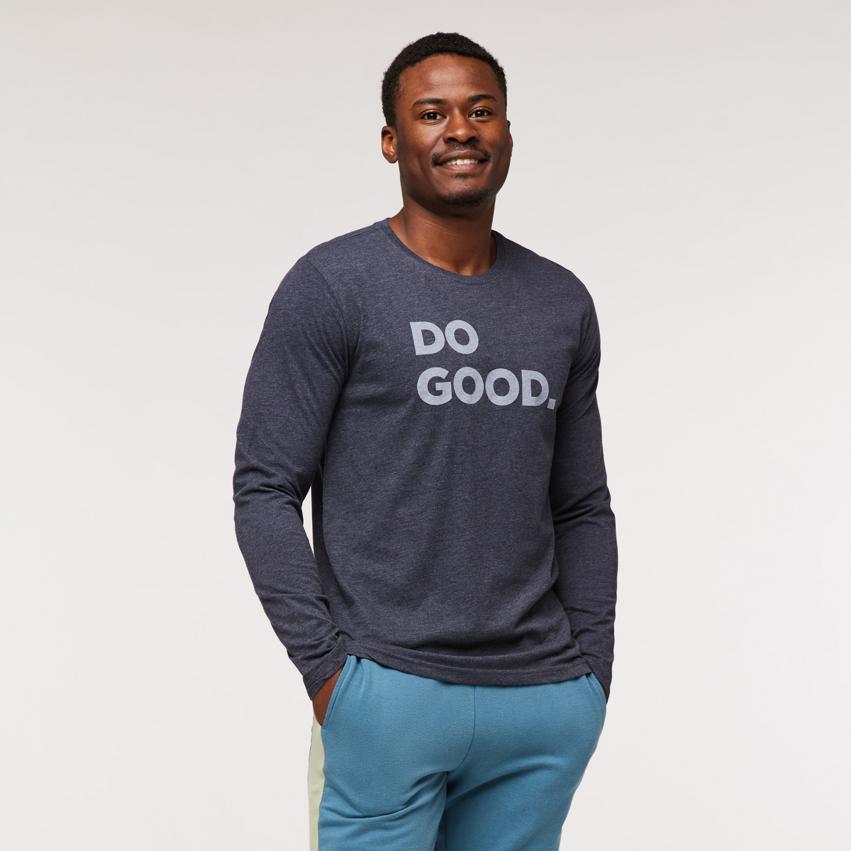 Do Good Long Sleeve T Shirt Men's - Image 23