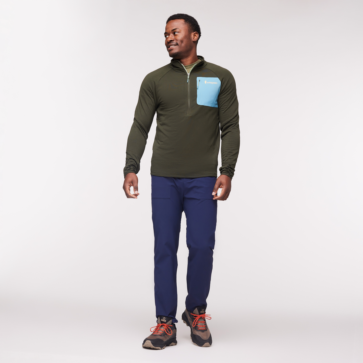 Alternative view of Otero Fleece Half Zip Pullover   Men's