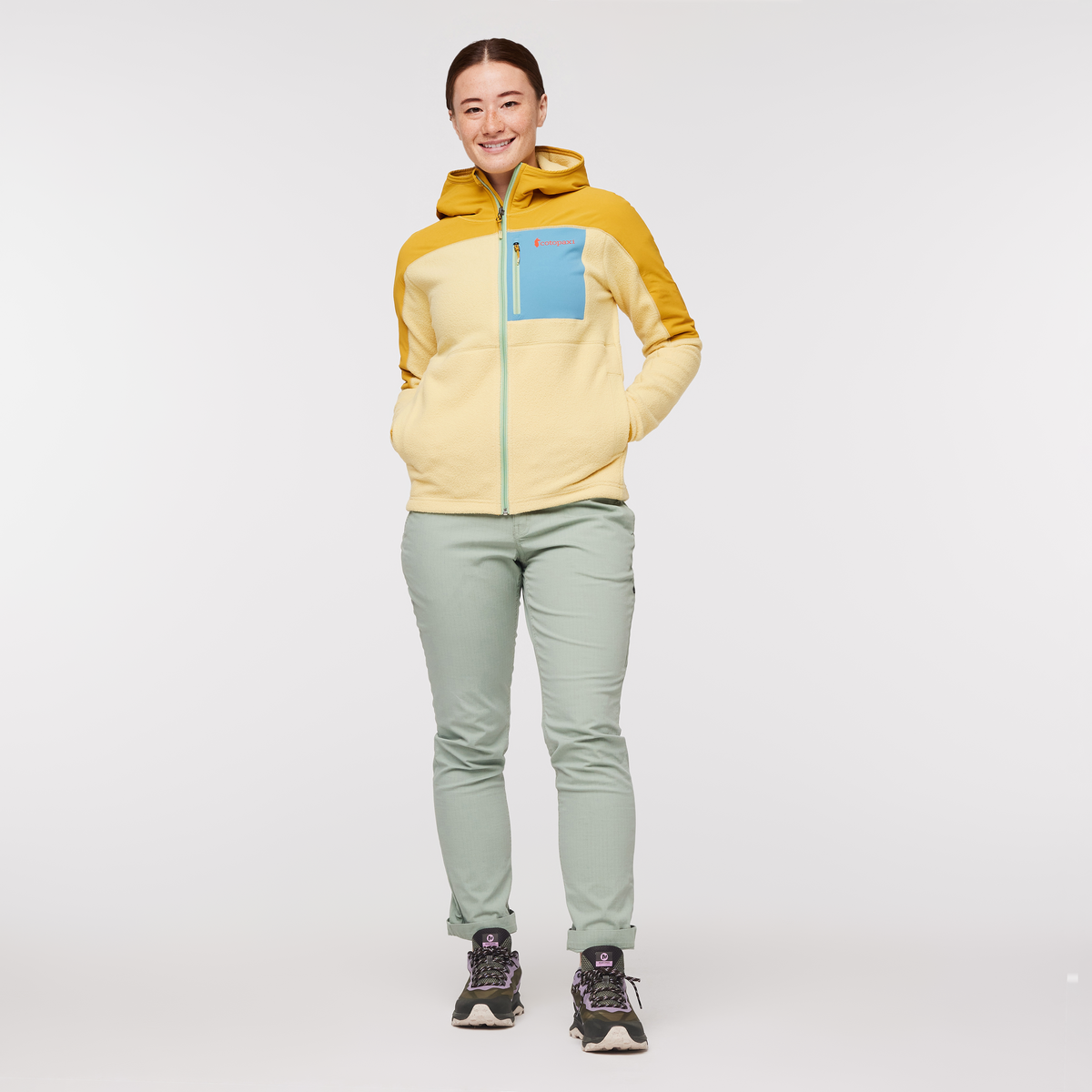 Abrazo Fleece Hooded Full Zip Jacket Women's - Image 14