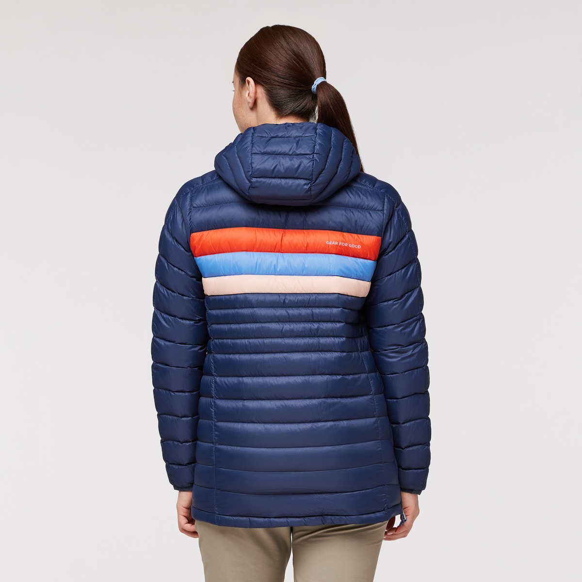 Fuego Down Hooded Pullover Women's - Image 4