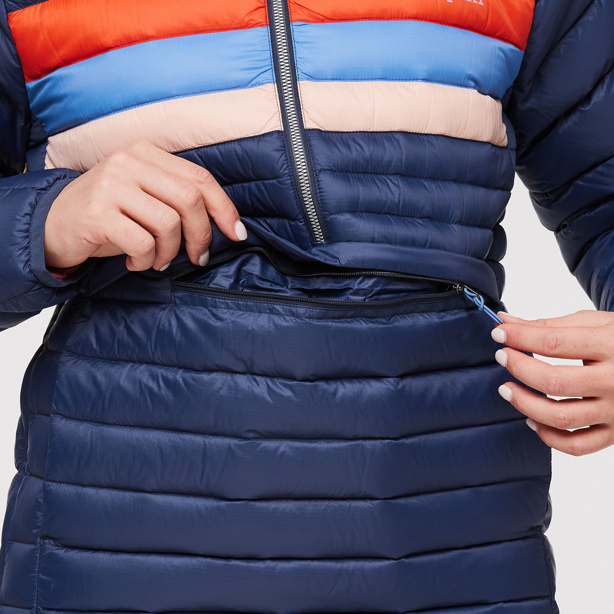 Fuego Down Hooded Pullover Women's - Image 6