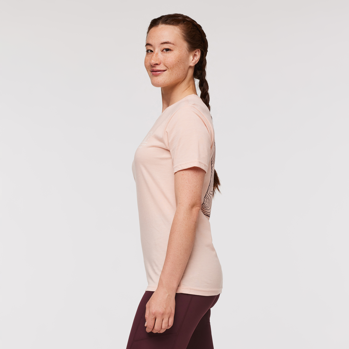 Llama Map T Shirt Women's - Image 4