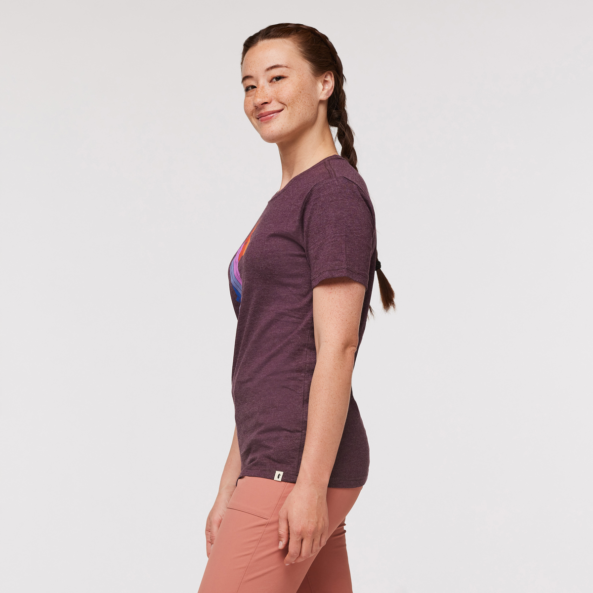 Llama Stripes T Shirt Women's - Image 13