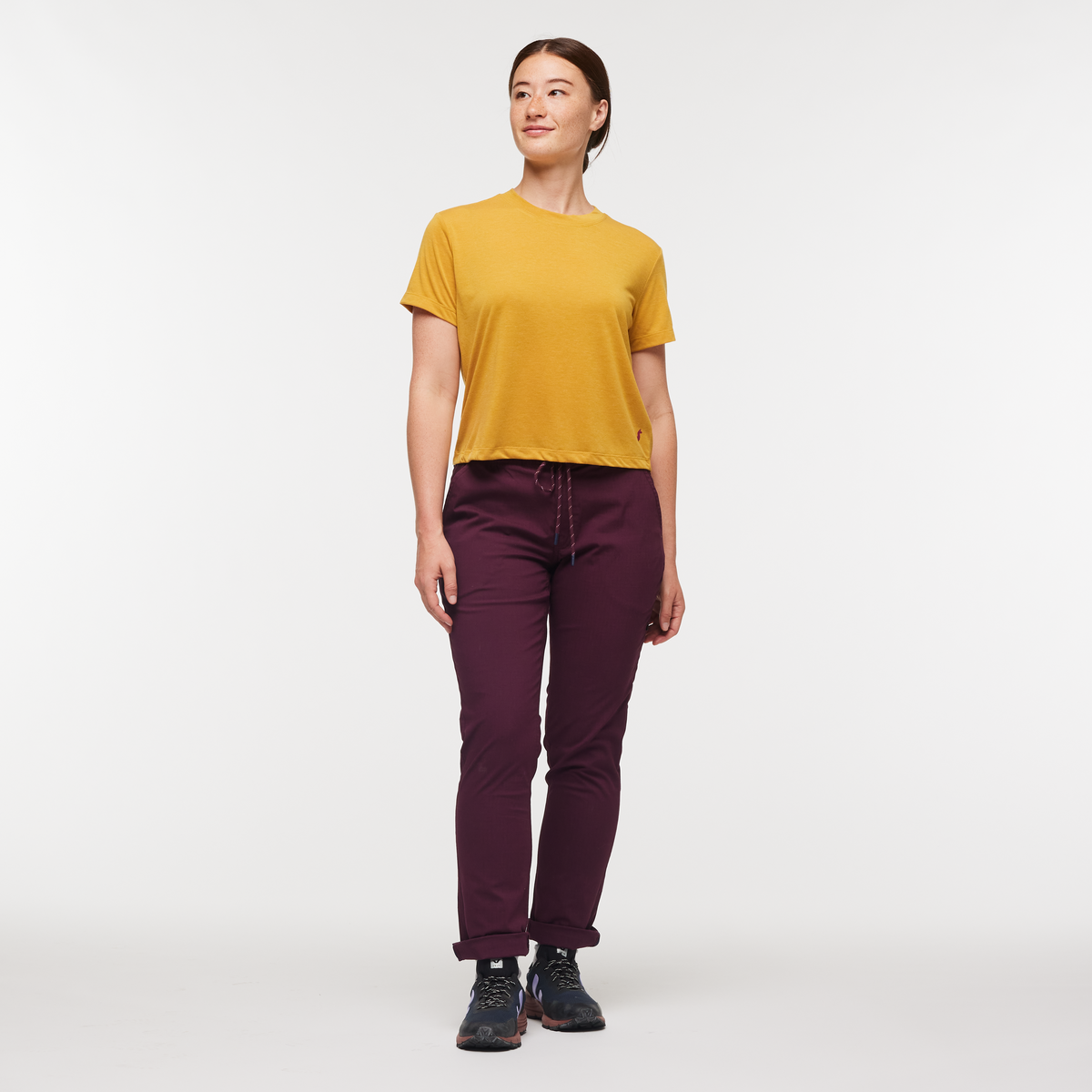 Paseo Travel Crop T Shirt Women's - Image 14