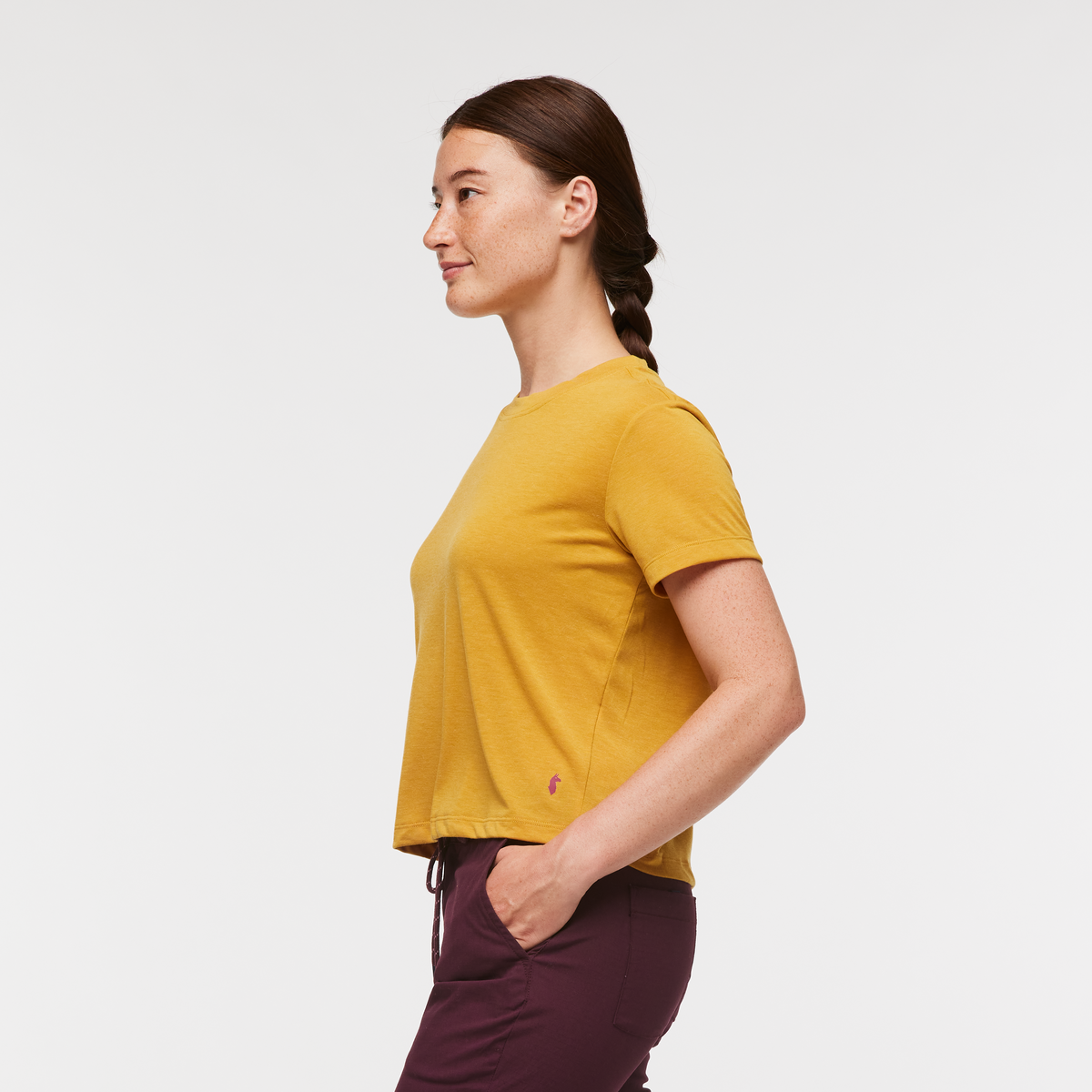 Paseo Travel Crop T Shirt Women's - Image 15