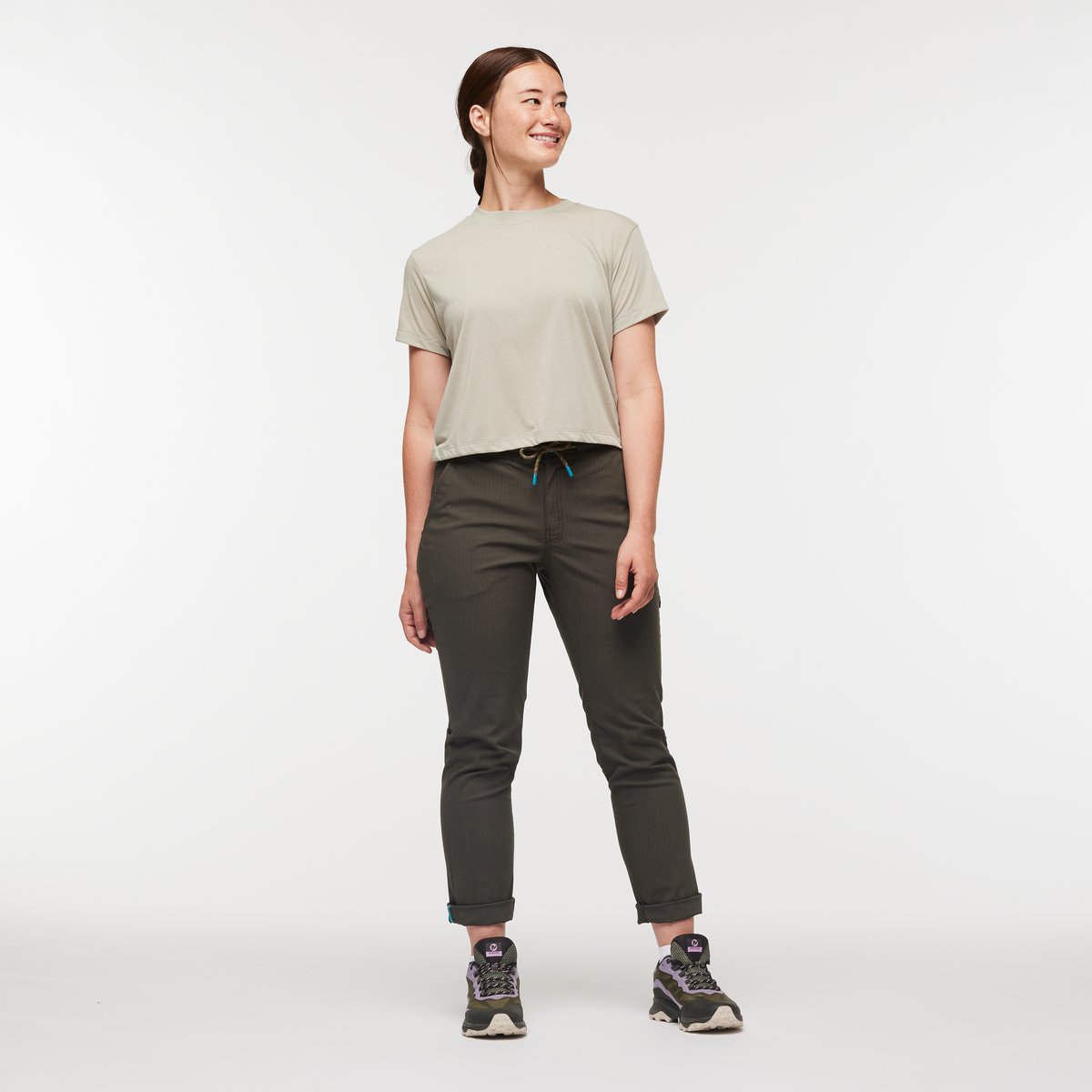 Paseo Travel Crop T Shirt Women's - Image 19