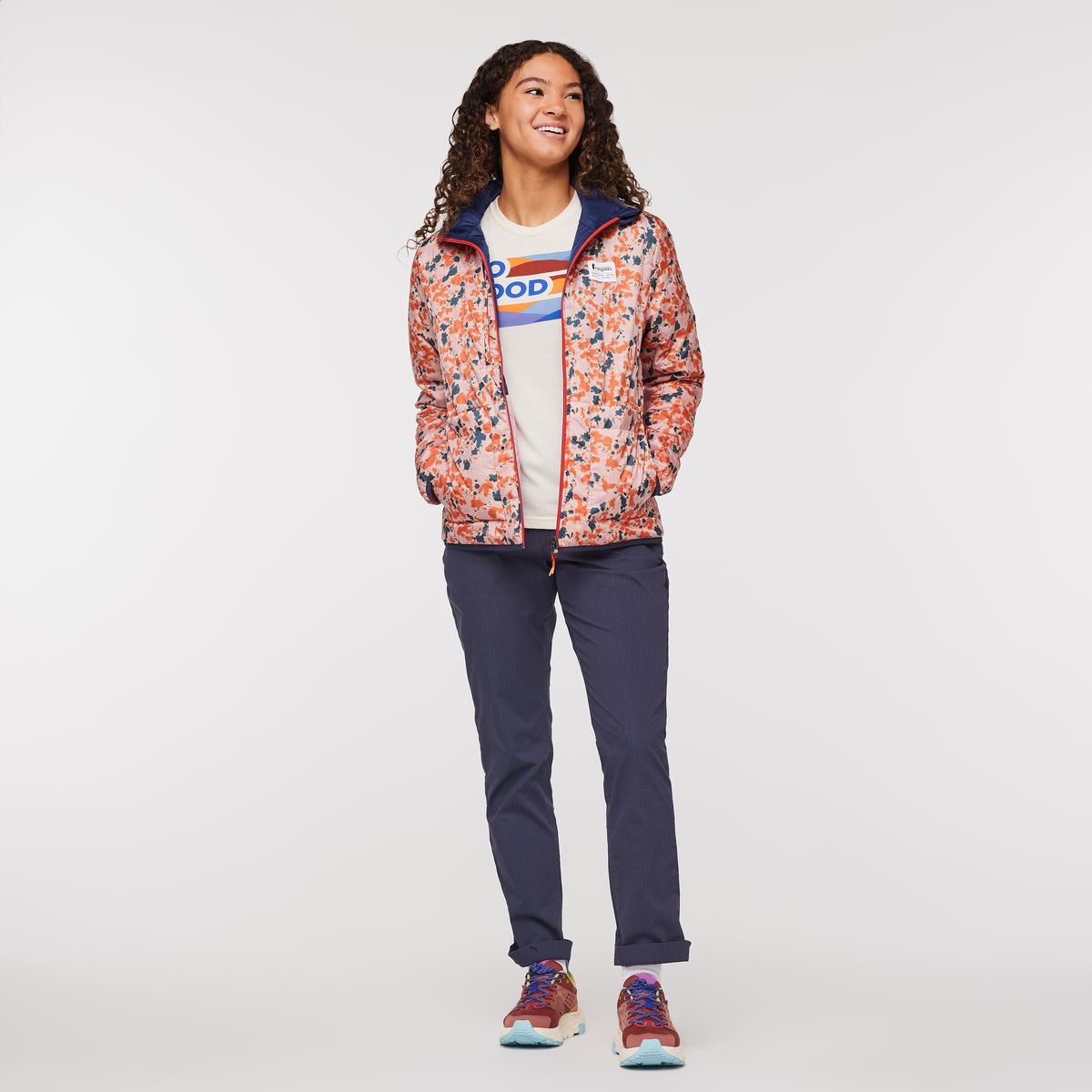 Teca Cálido Hooded Jacket Print Women's - Image 15