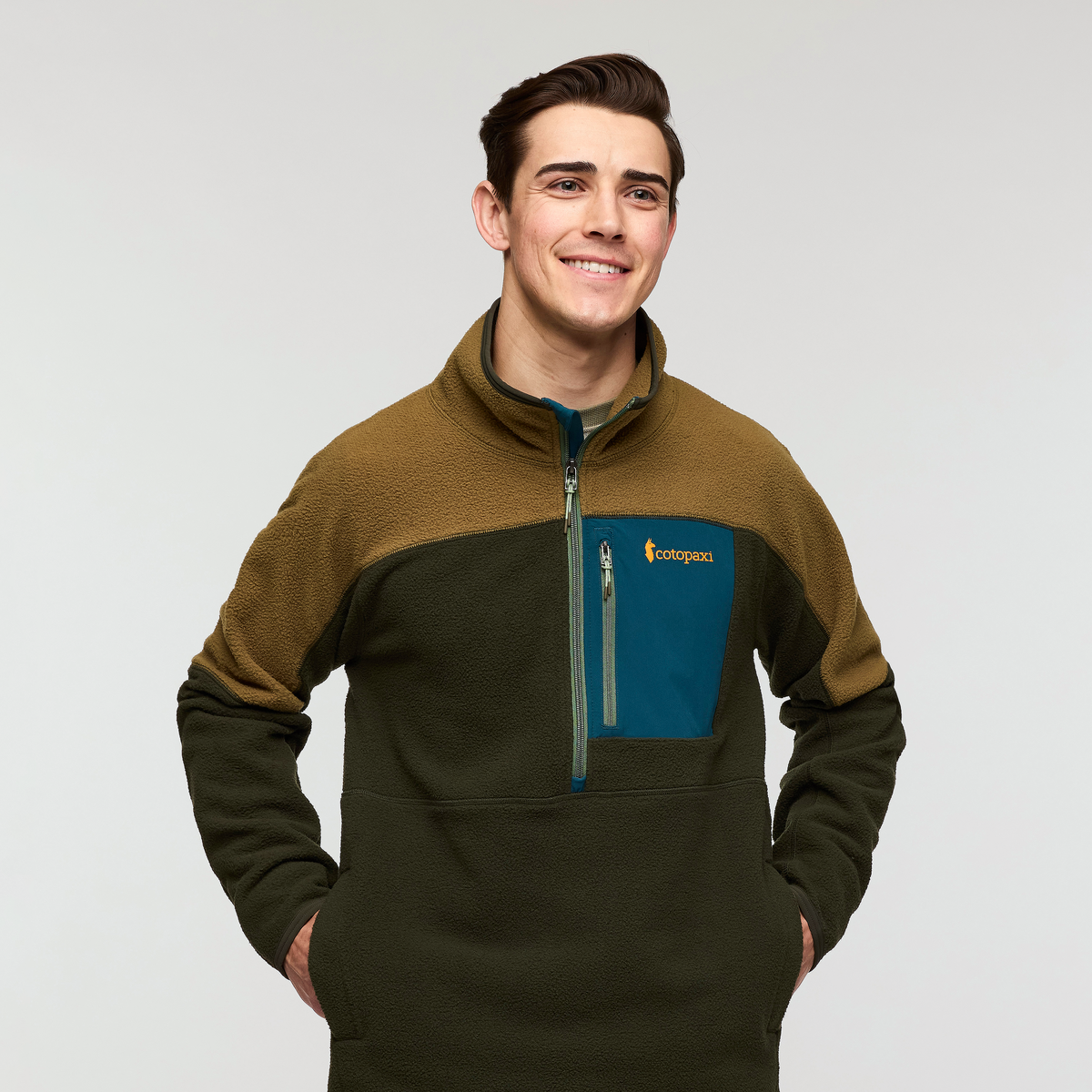 Abrazo Fleece Half Zip Jacket Men's - Image 13