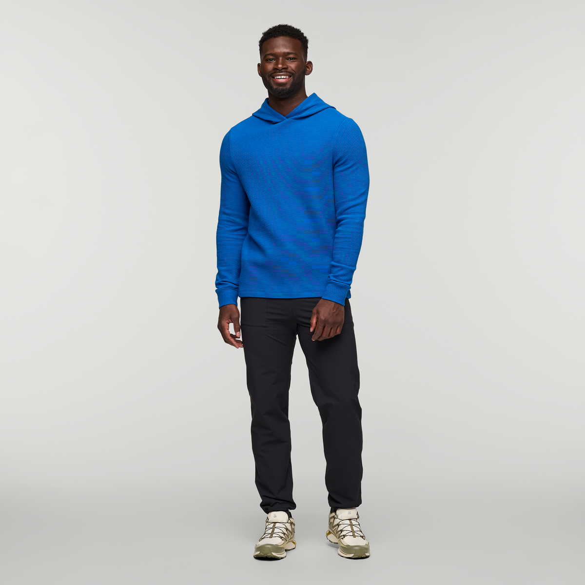 Atajo Long Sleeve Waffle Hoodie Men's - Image 10