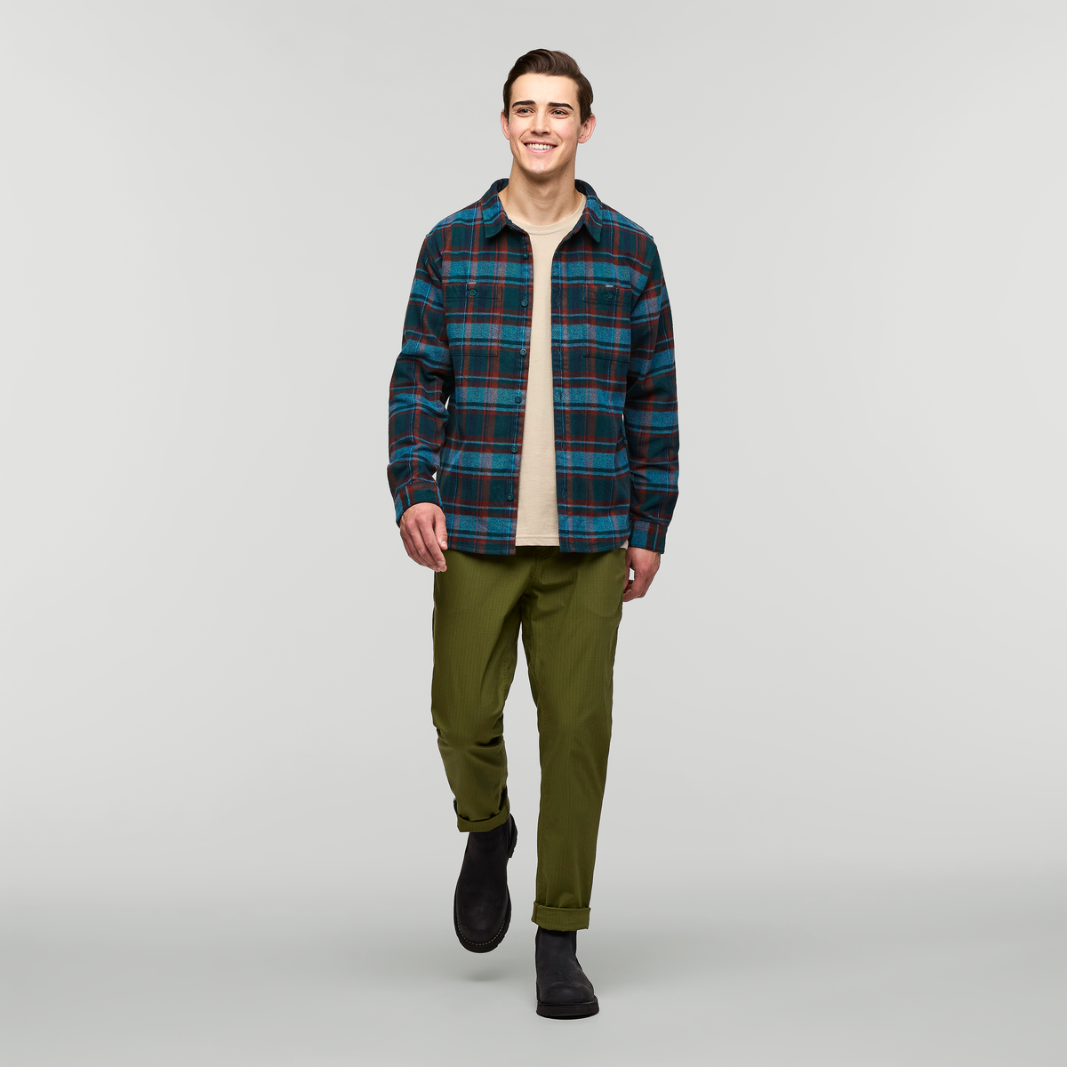 Mero Organic Flannel Shirt Men's - Image 2