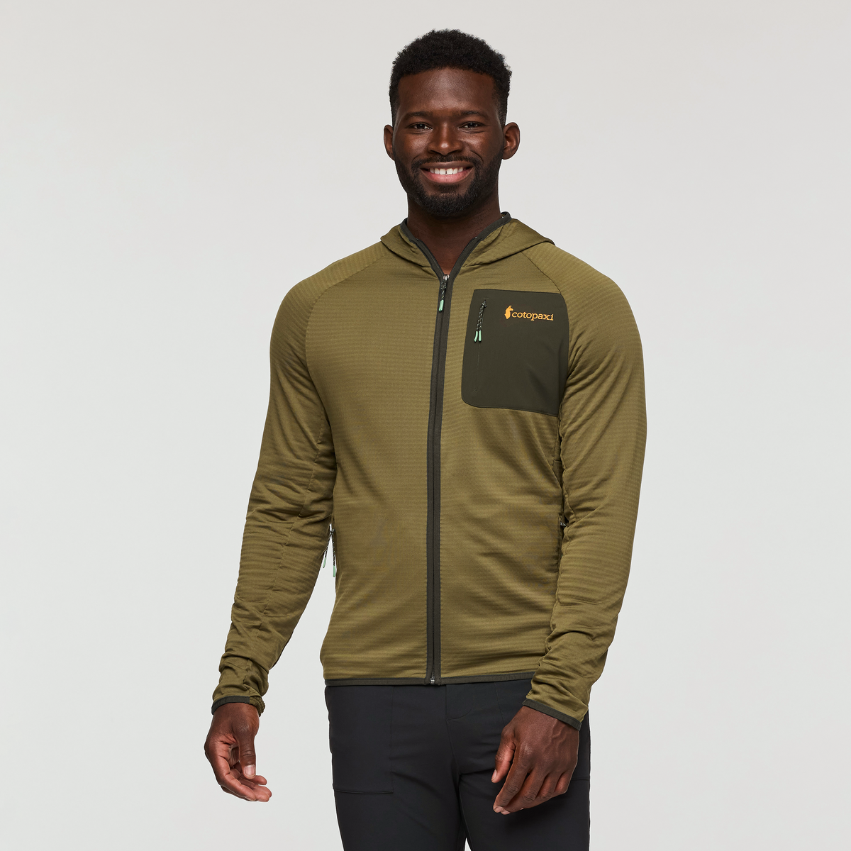 Otero Fleece Full Zip Hooded Jacket Men's - Image 9