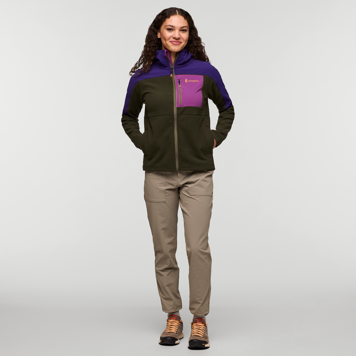Abrazo Fleece Hooded Full Zip Jacket Women's - Image 26