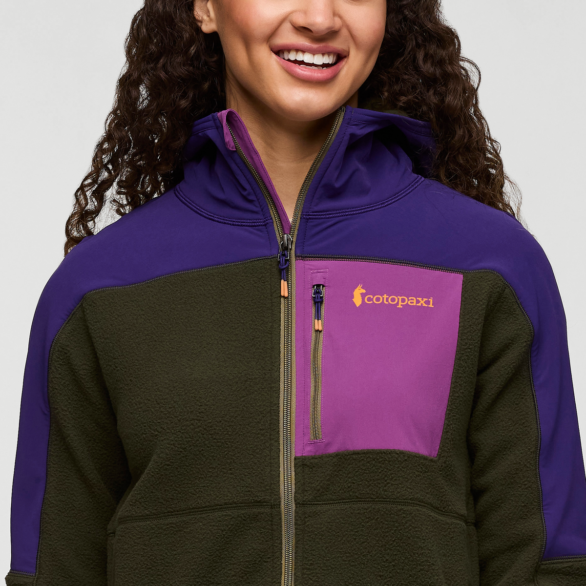Abrazo Fleece Hooded Full Zip Jacket Women's - Image 31