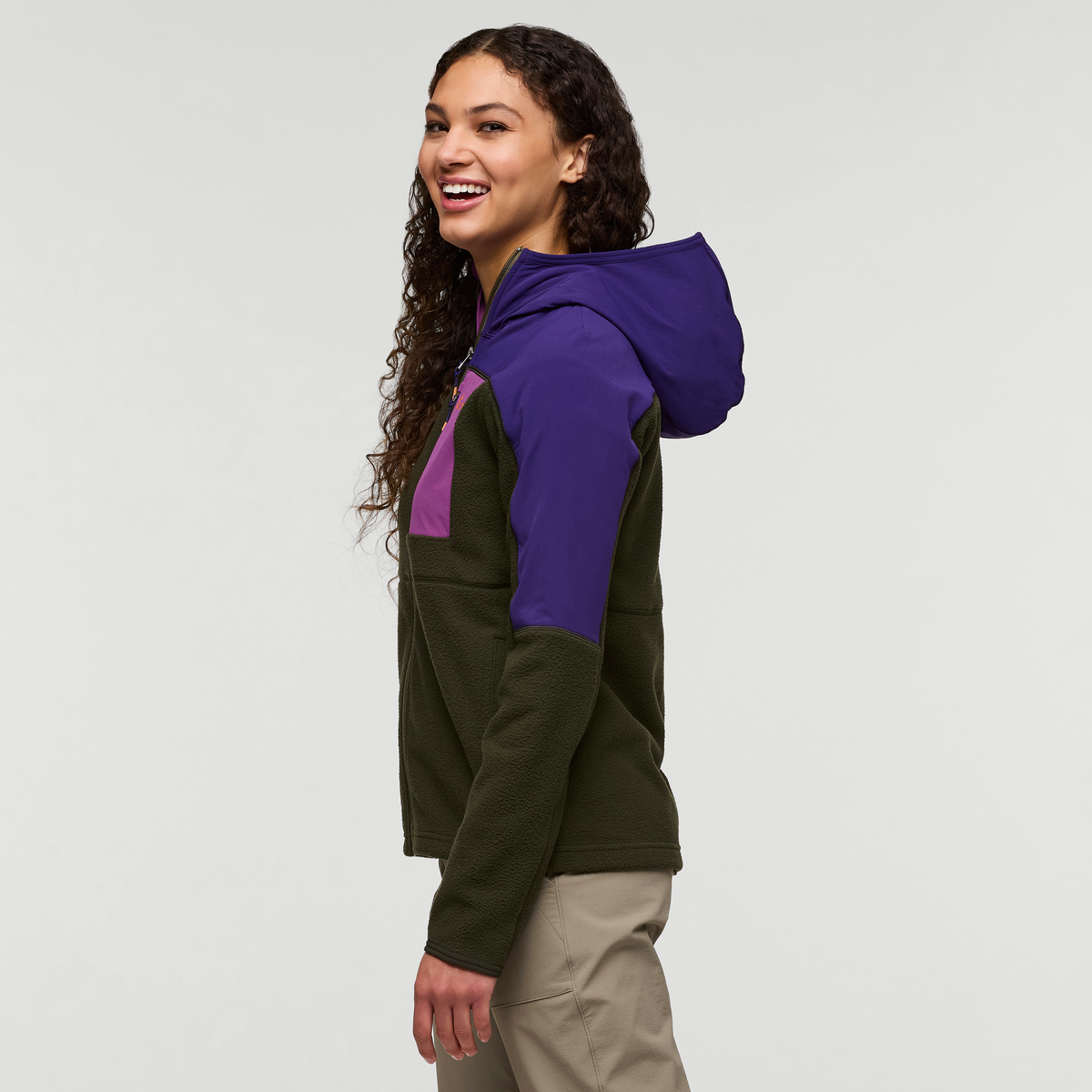 Abrazo Fleece Hooded Full Zip Jacket Women's - Image 27