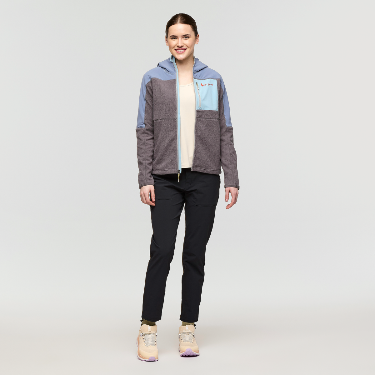 Abrazo Fleece Hooded Full Zip Jacket Women's - Image 35